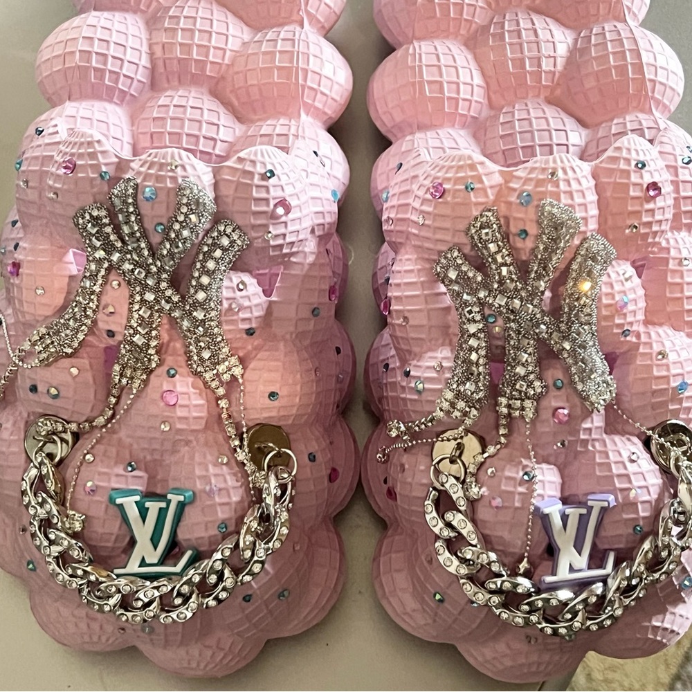 pink/purple customized bubble slides